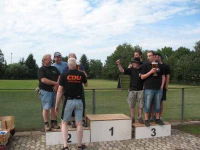 berreichung der wichtigen Pokale