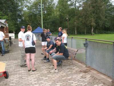 warten auf den Start