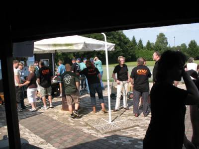 Es füllt sich langsam.